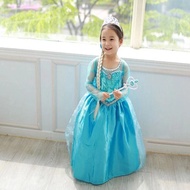 Frozen Elsa Anna Costume Dress for Kids Girls Birthday Costume For Baby Girl