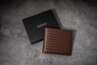 ENVISZO WEAVED EVOLVE WALLET กระเป๋าสตางค์แบบสั้น หนังสานแท้