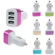 Car Charger 3 Port USB 3.1 A / 3A / 3 A Car Charger/ 3 Slot Plug