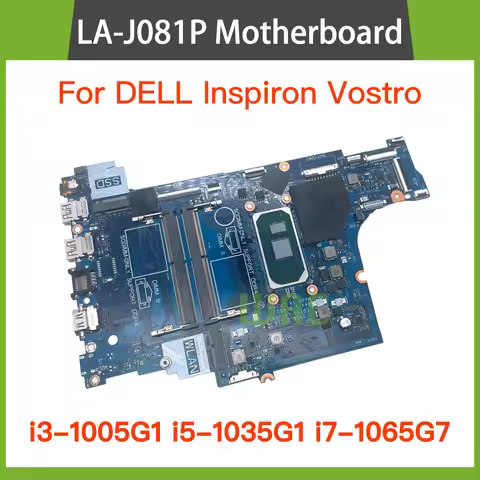 Tested LA-J081P 47MF0 i5-1035G1 FOR Dell Inspiron 5493 5593 3793 Vostro 3491 3591 Laptop Motherboard