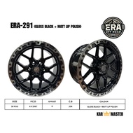 ERA-291 18INCH SPORT RIM 18''X9.0 6X139.7 ET0  CB106.1  GLOSS BLACK + MATT LIP POLISH / FULL MATT BL
