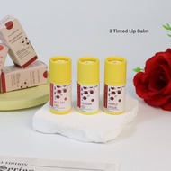 Lips Carpenter [Tints for Everyday] 3x Tinted Lip Balm 6g - Lip Tint for Dry Lips Cracked Lips Natur