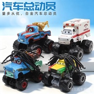 T Trendy Hot-selling Cars Alloy Car Racing Big Foot Ambulance Long Hair Die Teeth Tortured Return to