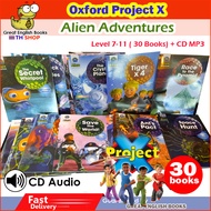 (In Stock) พร้อมส่ง Project X Alien Adventures Oxford reading  level 7-11 จำนวน 30 books + CD MP3 (ม