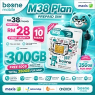 BeONE Mobile Prepaid SIM Card | Rangkaian Maxis 5G | MNP Port-In | Nombor Baru Pilih 4 Digit