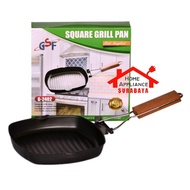 Panci Square Grill Pan 20 CM GSF G 2402 - Wajan BBQ Bakaran Sate
