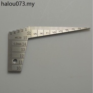 Gap Feet Gauge Stainless Steel Gap Gauge Inclined Feet Gauge 1-15mm Gap Gauge Feet Gauge