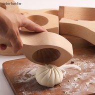 interfun4w Solid Wood Steamed Bread Mold Pasta Bag Steamed Stuffed Bun Pastry Steamed Stuffed Househ