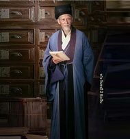 เครื่องแต่งกายโบราณราชวงศ์หมิง ชุดฮั่นฝู เสื้อผ้าสําหรับผู้สูงอายุคนทั่วไปนักวิชาการแพทย์ Li Shizhen