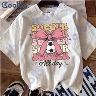 Coolbo Crew Neck Short-sleeve T Shirt for Kid's Unisex with Trendy Pattern Prints T744