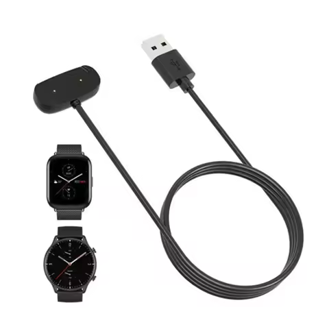 USB Charging Cable For Amazfit bip 3 5 GTR 2e T-Rex pro Pop Pro GTS4 GTR mini GTS 2e GTR2 GTS2 Smart
