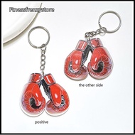 [FF] 2Pcs Boxing Glove Keychain Acrylic Boxing Keychain Ornament Personalized And Creative Keychain 