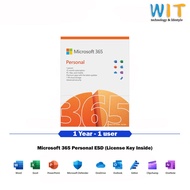 Ms Office 365 Personal - 1 Year 1 User