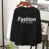  T-shirt lengan panjang viral fashionファッション baju grafik Jepun style perempuan laki/long sleeve women men