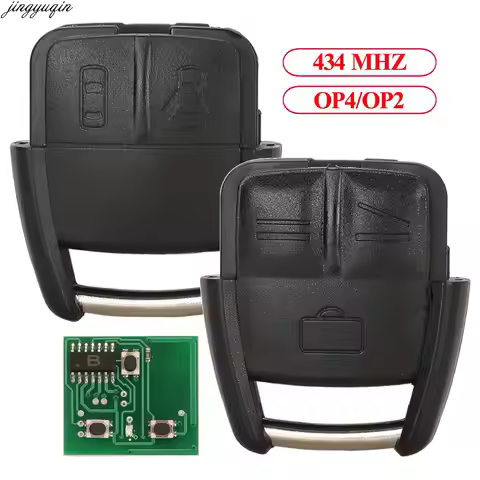 Jingyuqin Remote Car Key Control 434MHZ OP4/OP2 For Opel Omega 2001-2003 Vectra B 2000-2003 Astra Ch
