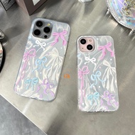 SWIRL RAINBOW RIBBON PHONE CASE