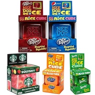 NeeDoh - Dr Pepper Nice Cube Suptid Squishy Fidget Toy Squeezable Jelly Stress Relief Squeeze Cube T