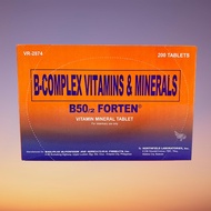 B50 B 50 FORTEN VITAMIN MINERAL CHICKEN FILIPIN ORIGINAL 10 TABLETS