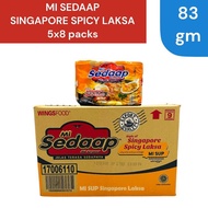 Mi Sedaap Spicy Laksa (86gx5x8packs)/mi segera/instant noodle/food