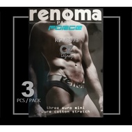 RENOMA FORCE Original Three Euro Men Mini Pure Cotton Stretch (REM8073)