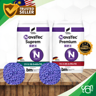 AgroBuddy 1kg Novatec Suprem 21-5-10+3+6S+TE Premium 15-3-20-2+9S+TE SOP Compound | Baja Subur Baja 