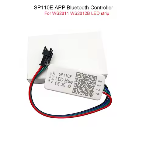 SP110E Bluetooth Controller WS2811 WS2812B LED RGB Individually Addressable Light Controller ,WS2811
