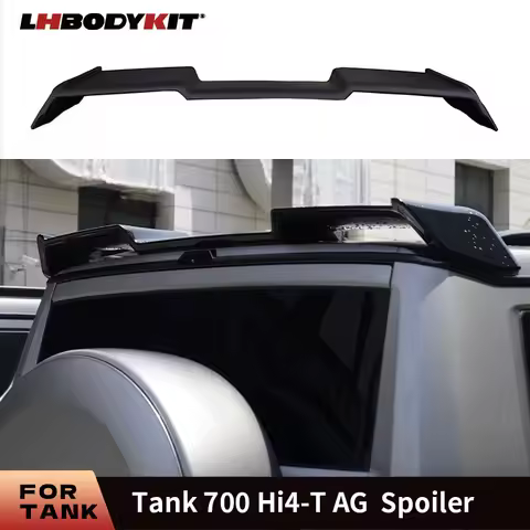 For GWM 2024-2025 Tank 700 Hi4-T AG Style Rear Roof Trunk Lid Car Spoiler Wing ABS Plastic Exterior 