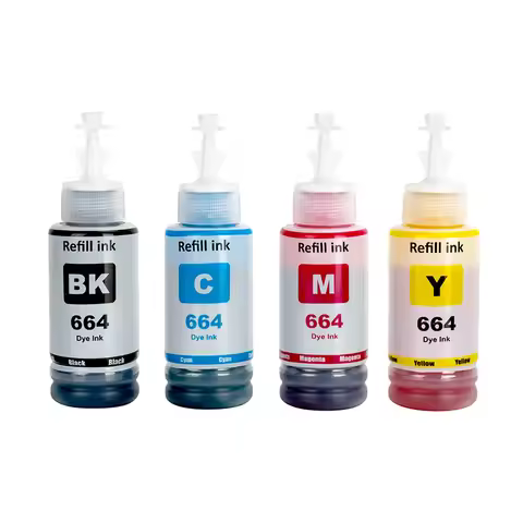 664 T664 Refill Ink For Epson L566 L575 L1300 ET2500 ET2550 ET2600 ET2650 ET-4500 ET-14000 L396 L305