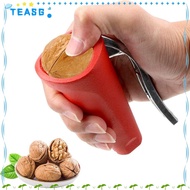 TEASG Hazelnut  Pliers, Black Red Funnel Shape Pecan Nuts Clip, Durable Zinc Alloy Almond Nut Clamp 