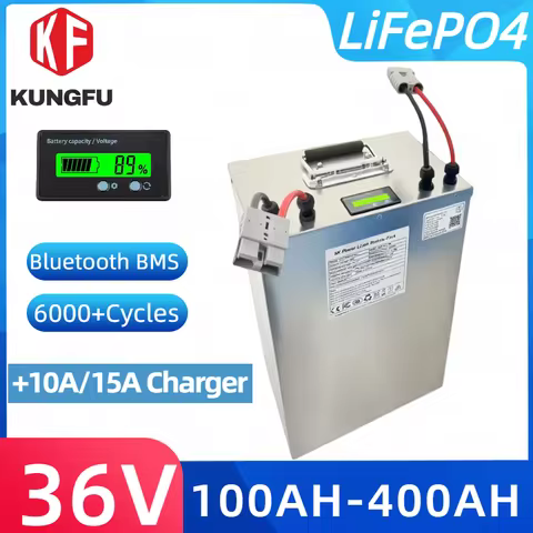 KF-36V Lithium Solar Battery 100Ah 120Ah 150Ah 180Ah 200Ah 280Ah 300Ah 400Ah Lifepo4 for 2KW 3KW 7KW