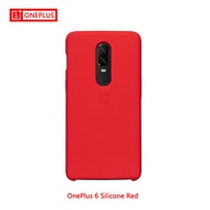 OnePlus 6 Silicone Case 100% original official Protective cover Red color one plus 6 coque oneplus6