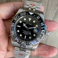 WMNP Seiko Mod Custom Build homage Bruce Wayne movement Seiko 4R35B Japan 40mm
