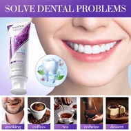 All English V34 Whitening Toothpaste SADOER Clean Tartar Solid Tooth Clean Toothpaste Factory Direct