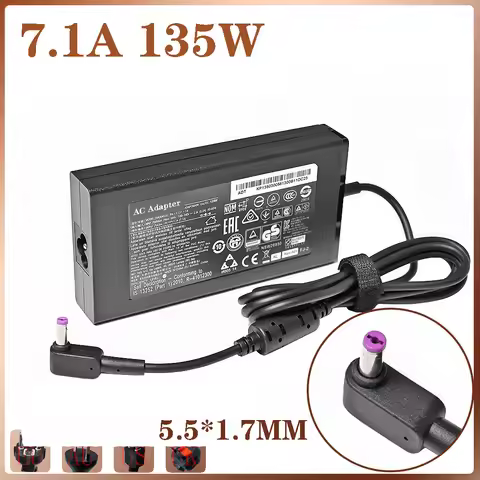 19V 7.1A 135W Laptop AC Adapter Charger For ACER Aspire V17 Nitro 5 np515-52 pa-1131-16 ADP-135KB VX