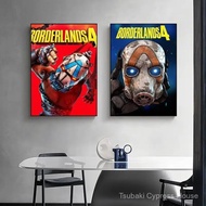 Game B-BorDerLands-S 4 Poster Prints, Modern Wall Art,Bedroom,Dining Room,Bar,Cafe,Home Decor,No Fra