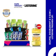 [Mars Wrigley x Listerine] Stay Fresh Mint Bundle - 5 Gum /Doublemint / Eclipse