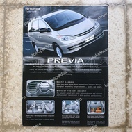 brosur mobil toyota previa bekas