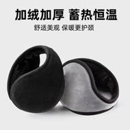 Thickened Fleece-Plusd Earmuffs Unisex Ear Protection Cover Winter Warm Adult Ear Protection Cover E