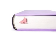 粉紅金屬書籤 冰上溜冰鞋