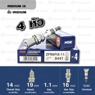 NGK หัวเทียนขั้ว Iridium ZFR6FIX-11 4 หัว ใช้สำหรับรถยนต์ Honda Civic Dimension CRV 2.02.4 New CRV New ODYSSEY Chevrolet Cruze 1.8