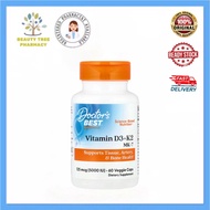 Doctor's Best Vitamin D3 + K2 (MK-7) 60 Veggie Caps