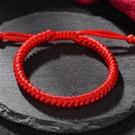 Benming Year Bracelet Diamond Knot Red String Couple Style Diamond Knot Red String Gift Couple Red B