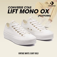 Converse รองเท้าผ้าใบ รองเท้าแฟชั่น รองเท้าหนัง W Chuck Taylor All Star Lift Platform Mono OX A02610CF3WTXX (2800)