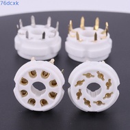 76DCXMY 1Pcs Valve Base, GZC8-Y GZC8-Y-2 Octal Ceramic Tube Socket,  8Pin K8A Tin-Plated DIY PCB Mou