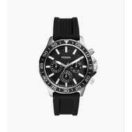 Fossil Bannon Multifunction Black Silicone Watch BQ2494