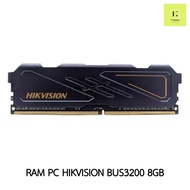 Ram 8GB BUS3200 DDR4  (8x1GB )Hikvision ประกันตลอดอายุการใช้งาน แรม 8GB 3200