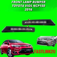 Toyota Vios Ncp150 2016 2017 2018 Front Bumper Led Daylight Lampu Bumper Depan 100% New High Quality