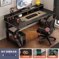 包安裝送貨-【升級款-碳纖維款書架桌】（送USB）【80x60x75CM】-電腦枱 辦公枱 學習枱 寫字枱 電競枱