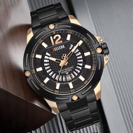 EKSKLUSIF LIVE JAM TANGAN PRIA BELLEDA 9353 TALI RANTAI STAINLESS ANTI AIR 30M Watches