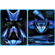 COVERSET HONDA DASH 110 Fi / 125 Fi ( V1/V2/V3/V4/V5 ) BUTTERFLY / MOVISTAR